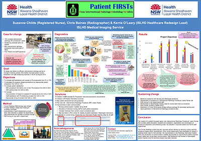 Patient FIRSTs poster