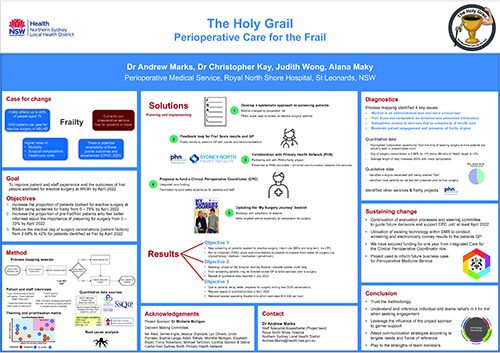 The Holy Grail: Perioperative care for the frail
