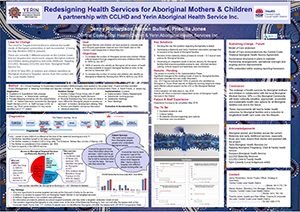 Redesigning Services for Aboriginal Mothers and Children poster