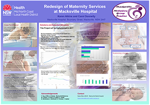 Redesign of Maternity Services poster
