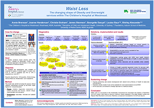 Waist Less: Part of the Sustainable Connections for Overweight and Obesity in Paediatrics Project