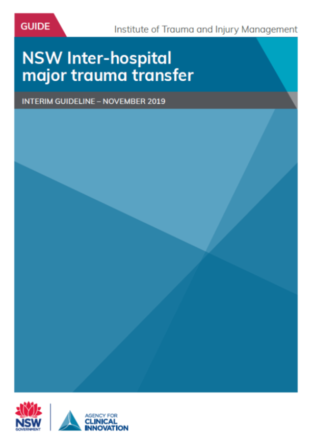 Inter-hospital major trauma transfer
