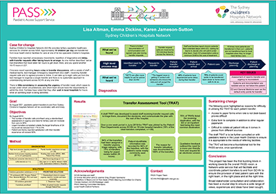 Paediatric Access Support Service poster